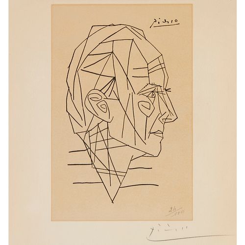 Pablo Picasso, signed lithograph poster, 1956