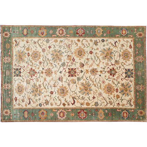 Room-size Egyptian Sultanabad carpet