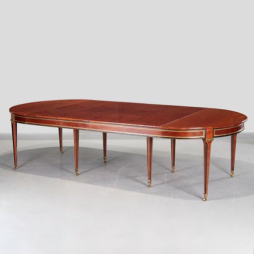 Good Directoire style mahogany dining table