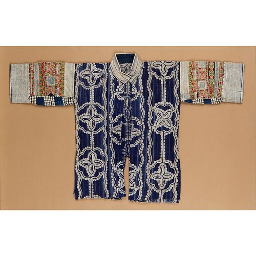 Antique Chinese silk child's embroidered robe