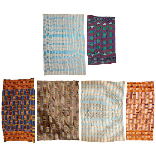 Ewe and Yoruba Peoples, (6) kente textiles