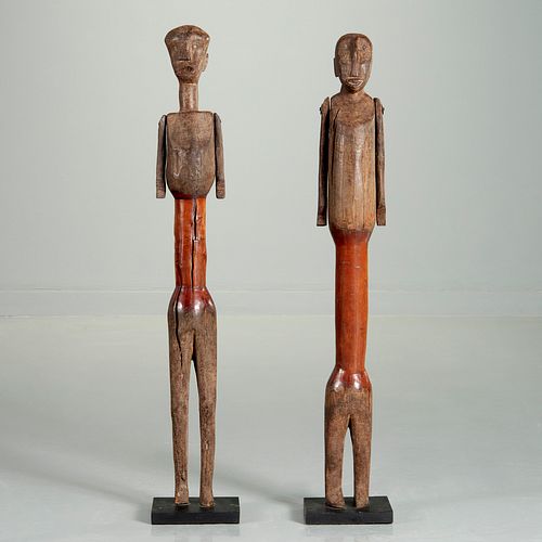 Nyamwezi Peoples, pair puppets