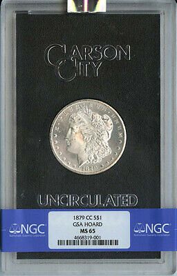 1879-CC Morgan Dollar GSA HOARD S$1 NGC MS65