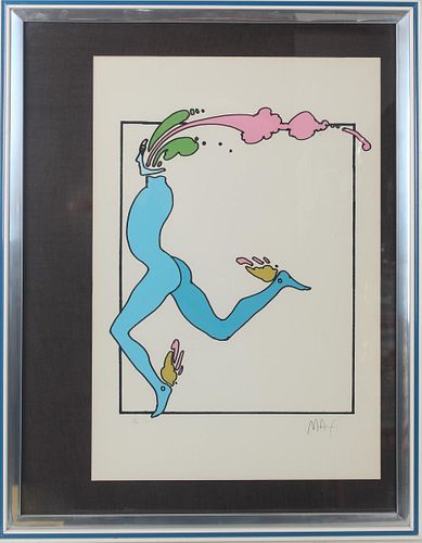 Peter Max (b. 1937) NY/Germany, Color Lithograph