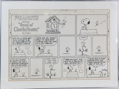 Charles Schulz (1922-2000) 1979 Peanuts Comic
