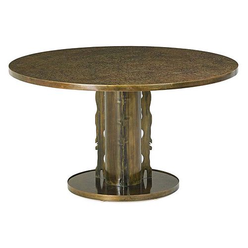PHILIP AND KELVIN LaVERNE Etruscan Spiral table
