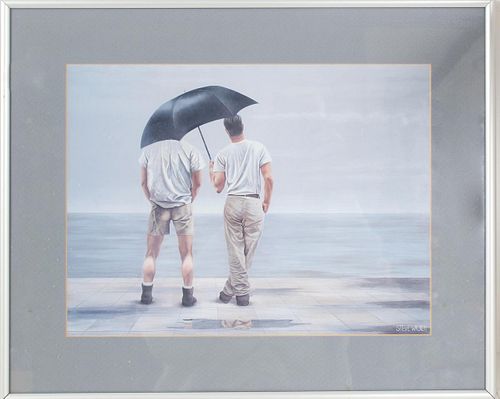 'Rain' Print by Steve Walker