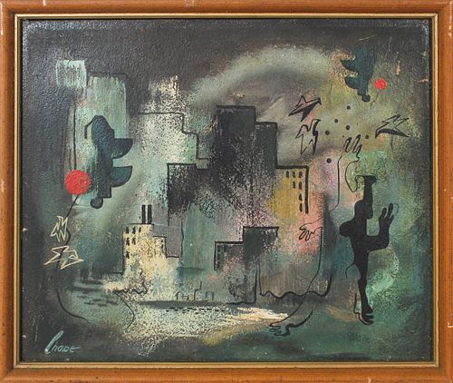 Robert Chase (Born 1919) Amer, Signed Oil on Board