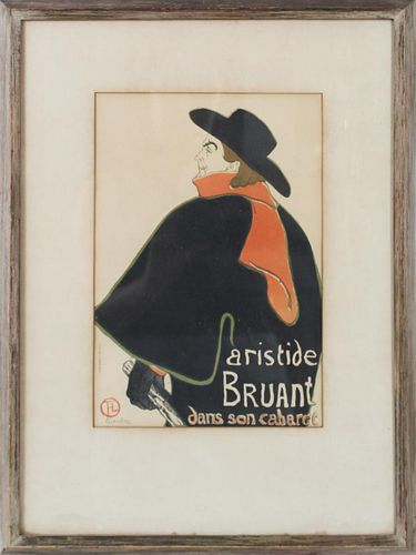 Toulouse Lautrec Litho 'Aristide Bruant'