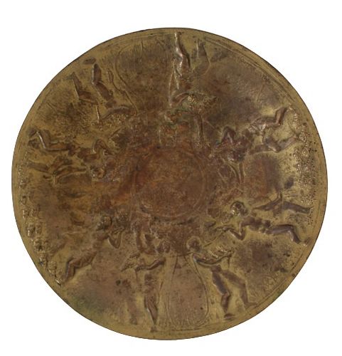 Early 20th C. Gorham Bronze Plate