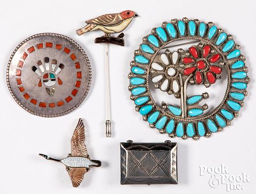 Group of Native American Indian made items