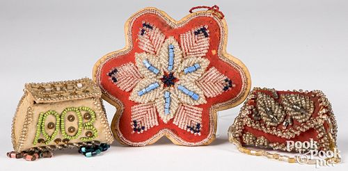 Iroquois Indian beaded items