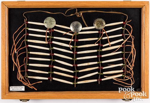 Southern Plains bone hairpipe breastplate
