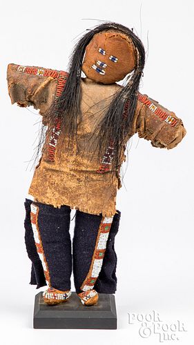 Sioux Indian warrior doll, ca. 1880