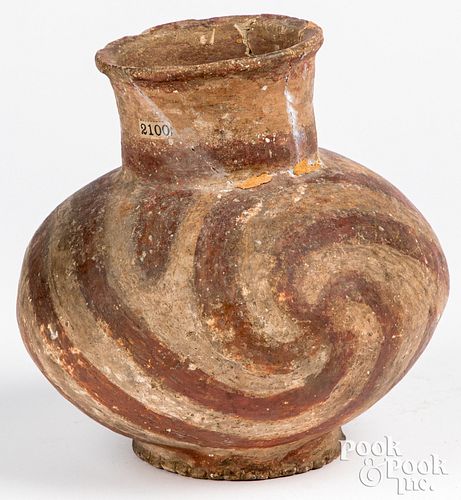 Mississippian Indian culture pottery jar