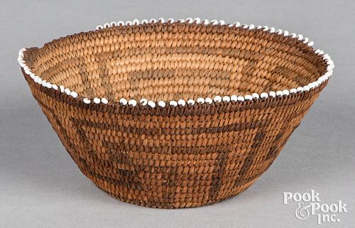 Scarce miniature Pima Indian basket