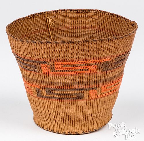 Pacific Northwest Coast Tlingit Indian basket