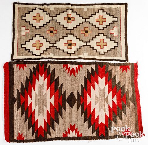 Navajo Indian woven rug textiles
