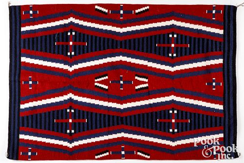 Navajo Indian woven textile rug