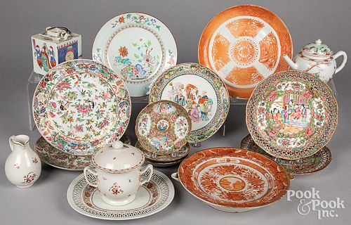 Chinese export porcelain to orange Fitzhugh, etc.