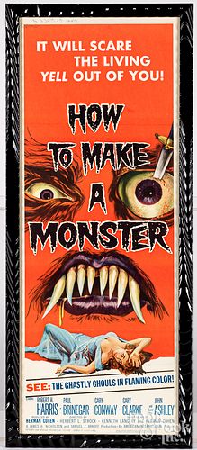 How to Make a Monster movie poster, 1958