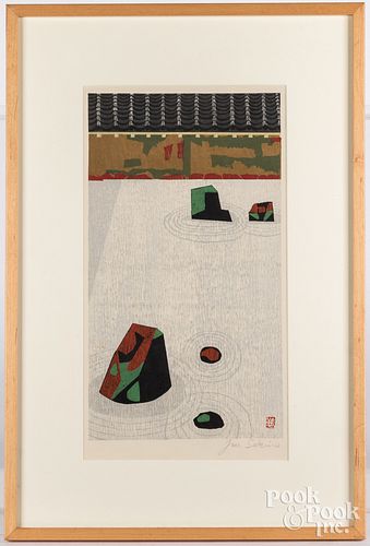 Junichiro Sekino woodblock, ca. 1956