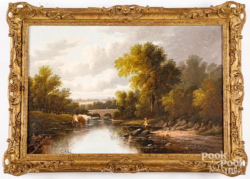 Etty Horton oil on canvas landscape