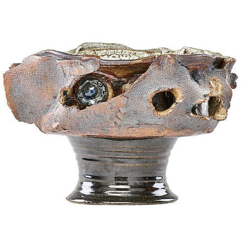 DON REITZ Glazed stoneware vessel