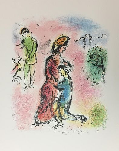 Marc Chagall - Odysseus Makes Himself Known