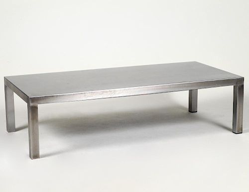 STAINLESS STEEL COFFEE TABLE