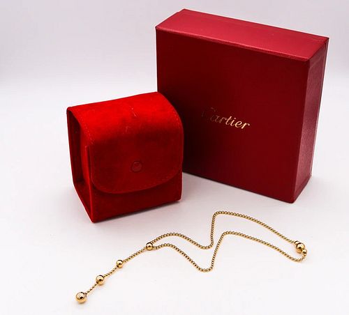 Cartier Paris Draperie Decolette 18k Gold Necklace