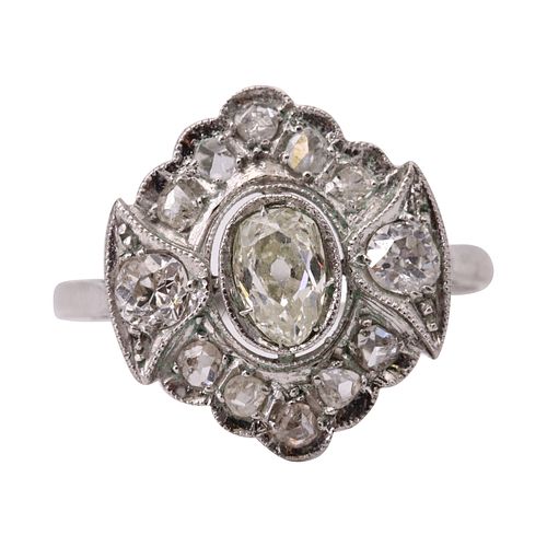 Art Deco Diamonds & Platinum Ring