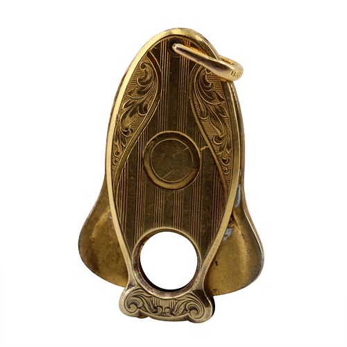 18k gold and metal Cigarette Cutter