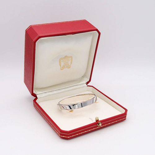 Cartier Paris Anniversary 18k Bangle bracelet with Diamond