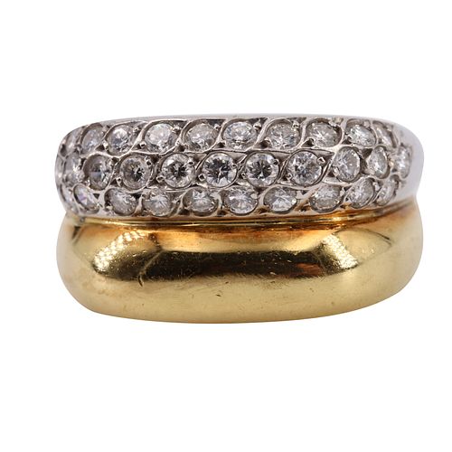 H. STERN Diamonds & 18k yellow Gold Ring