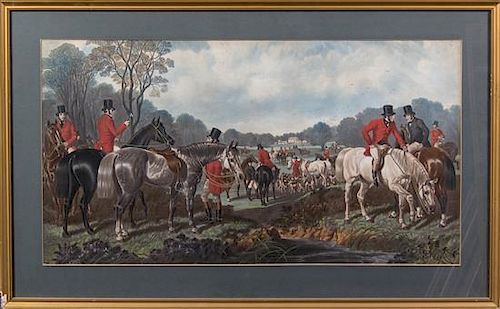 Artist Unknown, (British, 19th century), The Hunt (two works)