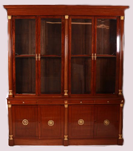 A 19th Century French Mahogany Bibliotheque