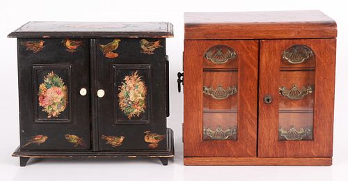 Two Jewelry Chests c. 1900