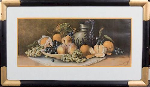 Artist Unknown, (20th century), Still Life with Pitcher and Peaches