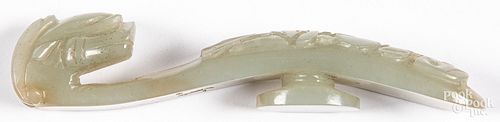 Chinese carved jade hook