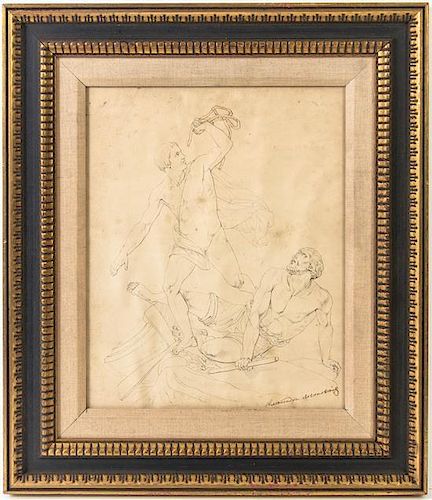 * Artist Unknown, (18th/19th century), Two Classical Figures