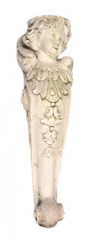 A Large Carved Garden Ornament Height 38 1/2 inches.