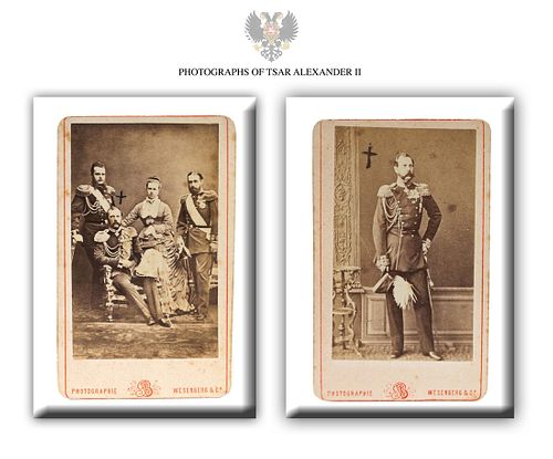 Tsar Alexander II, Original St. Petersburg Photographs