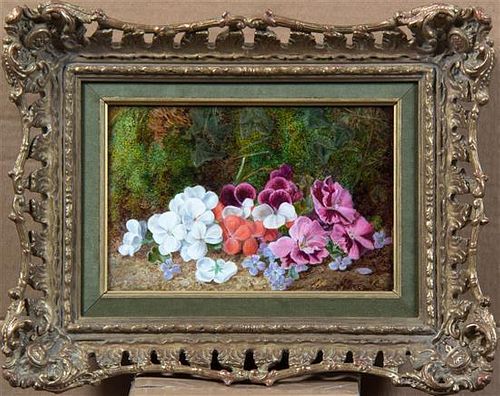 * George Clare, (British, 1835-1900), Still Life with Flowers