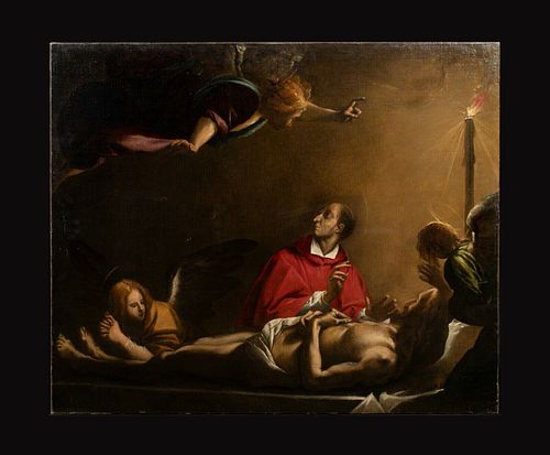 THE LAMENTATION AT THE DEATH OF CHRIST OIL PAINTING