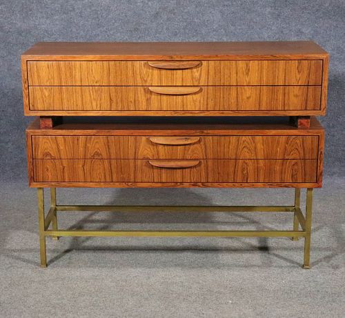 HARVEY PROBBER ROSEWOOD SILVER CHEST