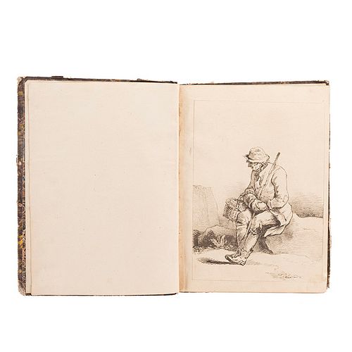 Pyne, William Henry. On Rustic Figures, In Imitation of Chalk. London: R. Ackerman, 1813. 31 litografías.
