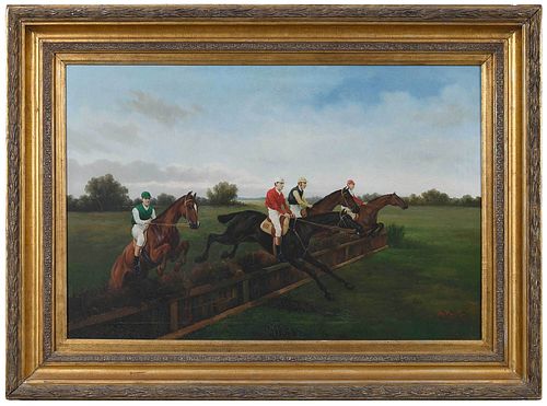 Steeplechase Painting
