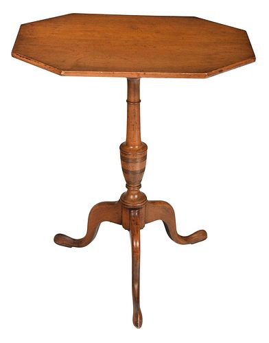 Massachusetts Federal Style Maple Candlestand