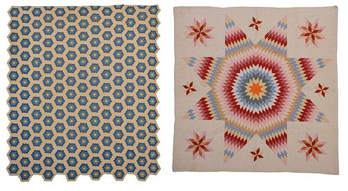 Two American Applique Quilts